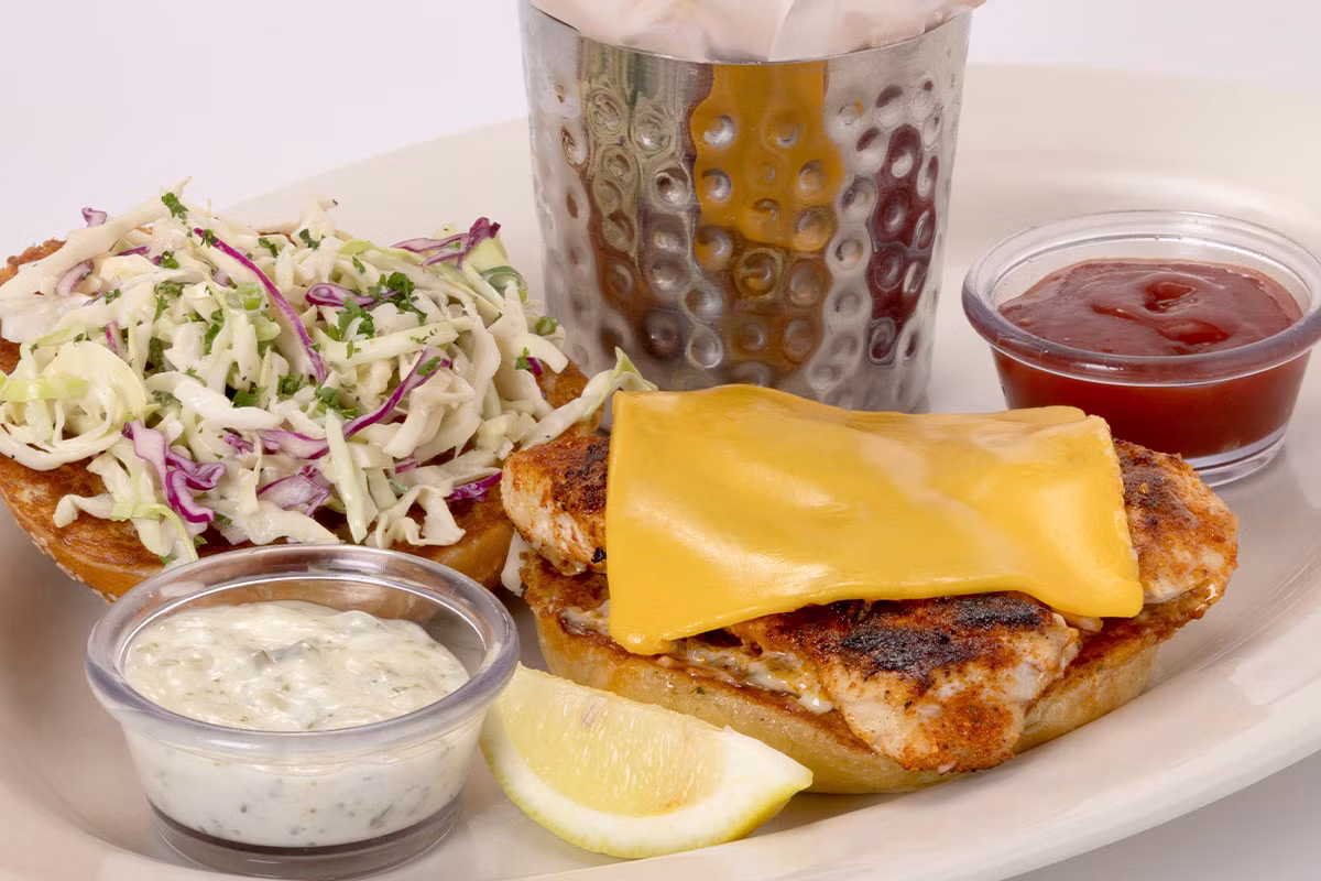 Blackened Factory Fish Sandwich - The Cheesecake Factory Menu Prices 2026